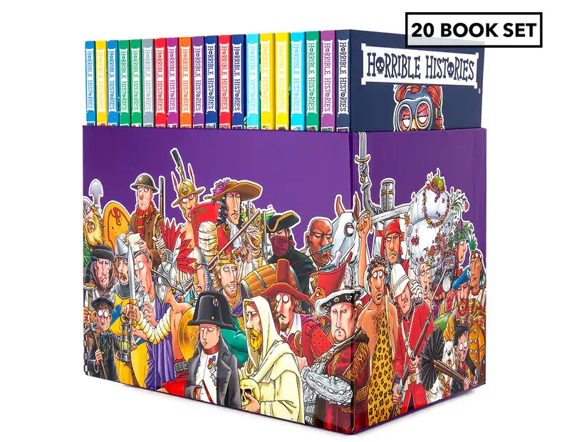 Horrible Histories (Blood - Curdling Box of Books) - 20 Books | Bản Nhập Khẩu