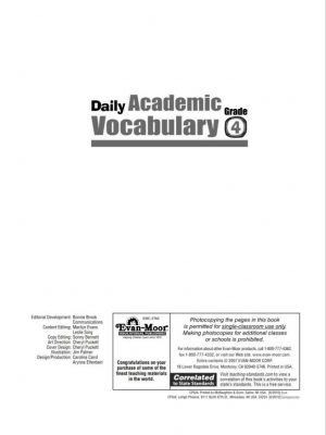 Daily Academic Vocabulary 4 (2)