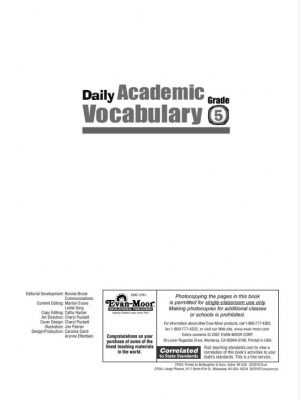 Daily Academic Vocabulary 5 (2)