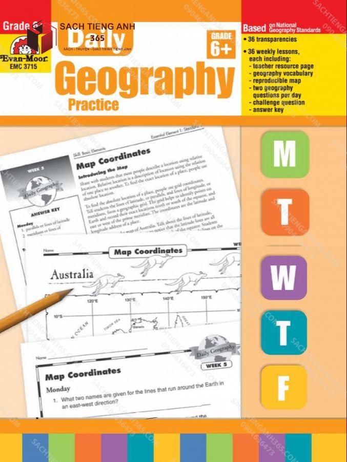 Daily Geography Practice Grade 6