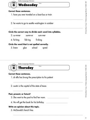 Daily language review 3 (4)