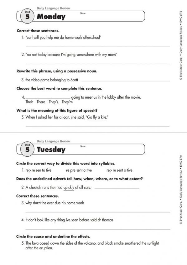 Daily language review 6 (3)