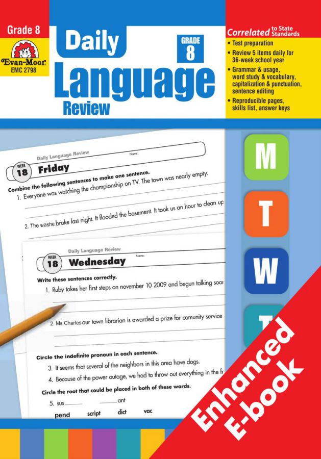 Daily Language Review Grade 8 