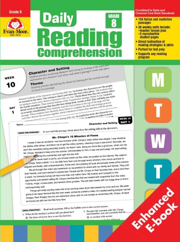 Daily Reading Comprehension Grade 8