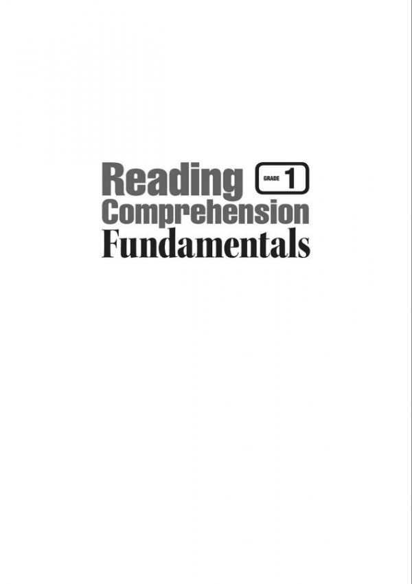 Reading Comprehension Fundamentals 1 (2)