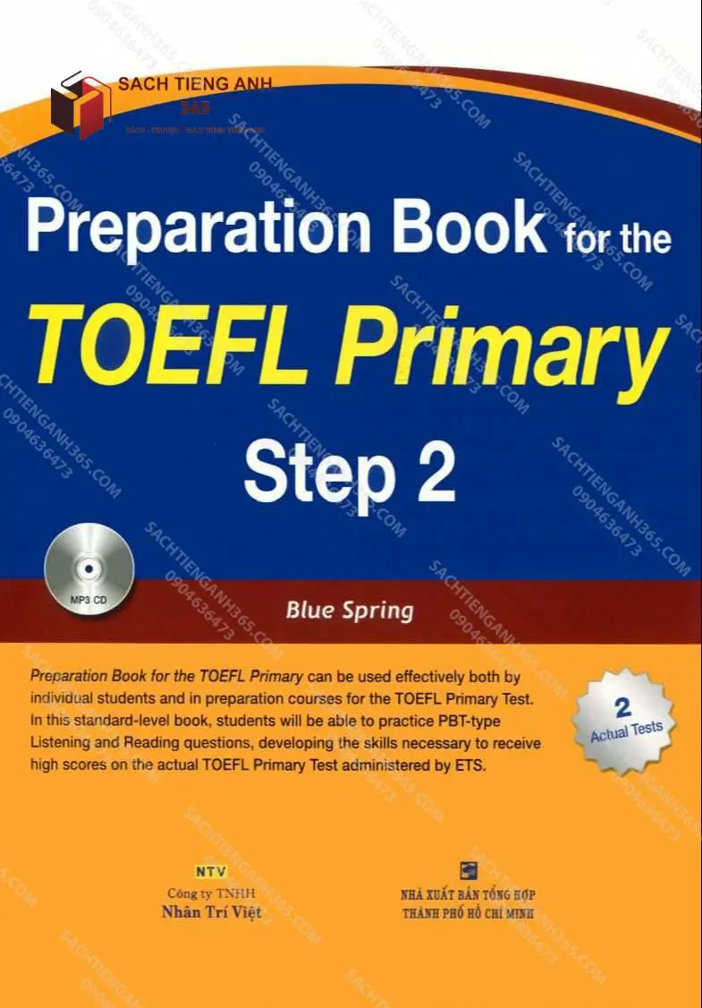 Toefl Primary Step 2 Preparation book