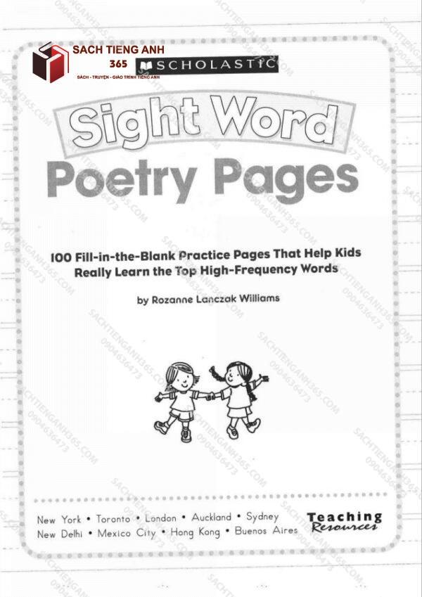 Sight Word Poetry Pages (1)