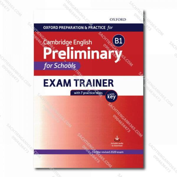 B1 Preliminary For Schools Exam Trainer With Key
