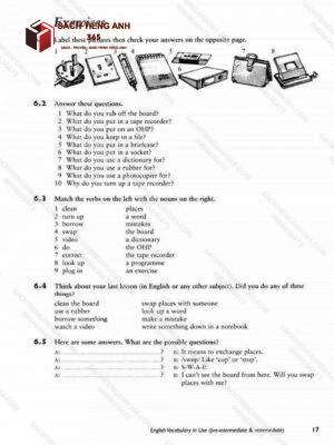 English Vocabulary In Use Pre Int & Int 1st Edition_Page19
