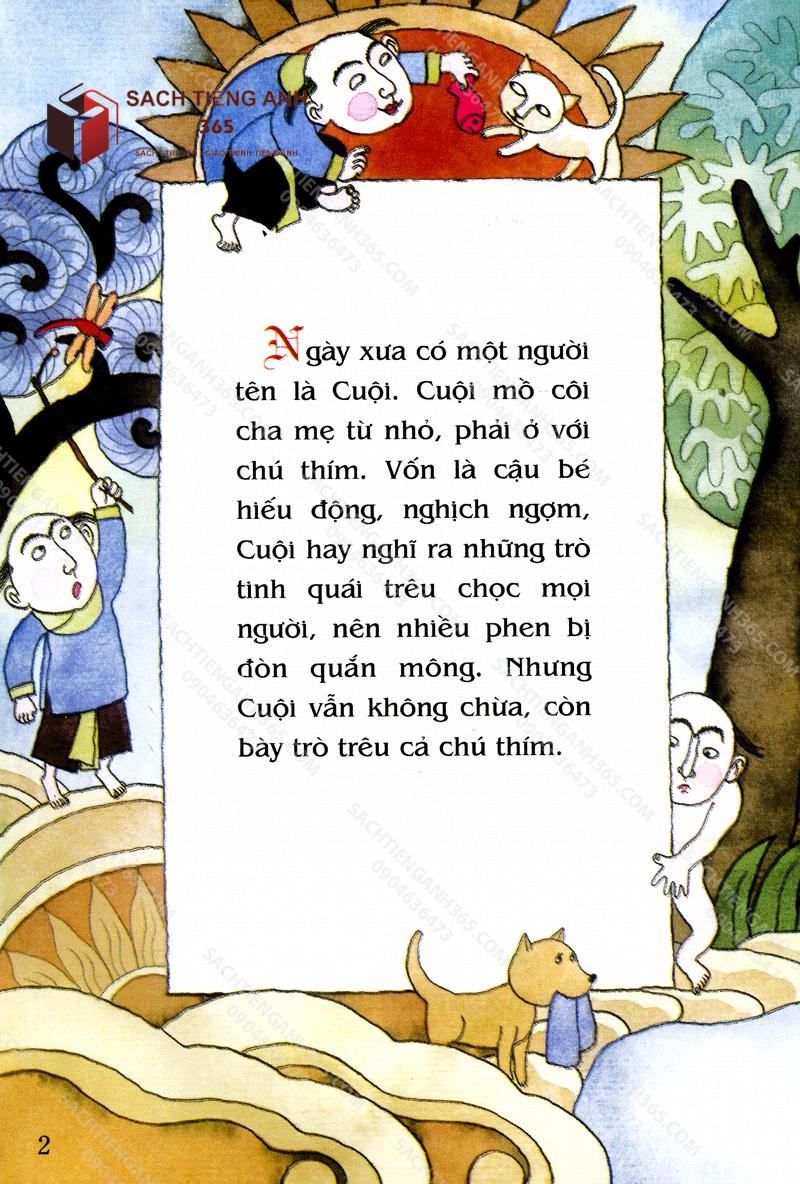 Tô Màu Truyện Cổ Tích Việt Nam  Sự Tích Chú Cuội Cung Trăng  BookBuyvn