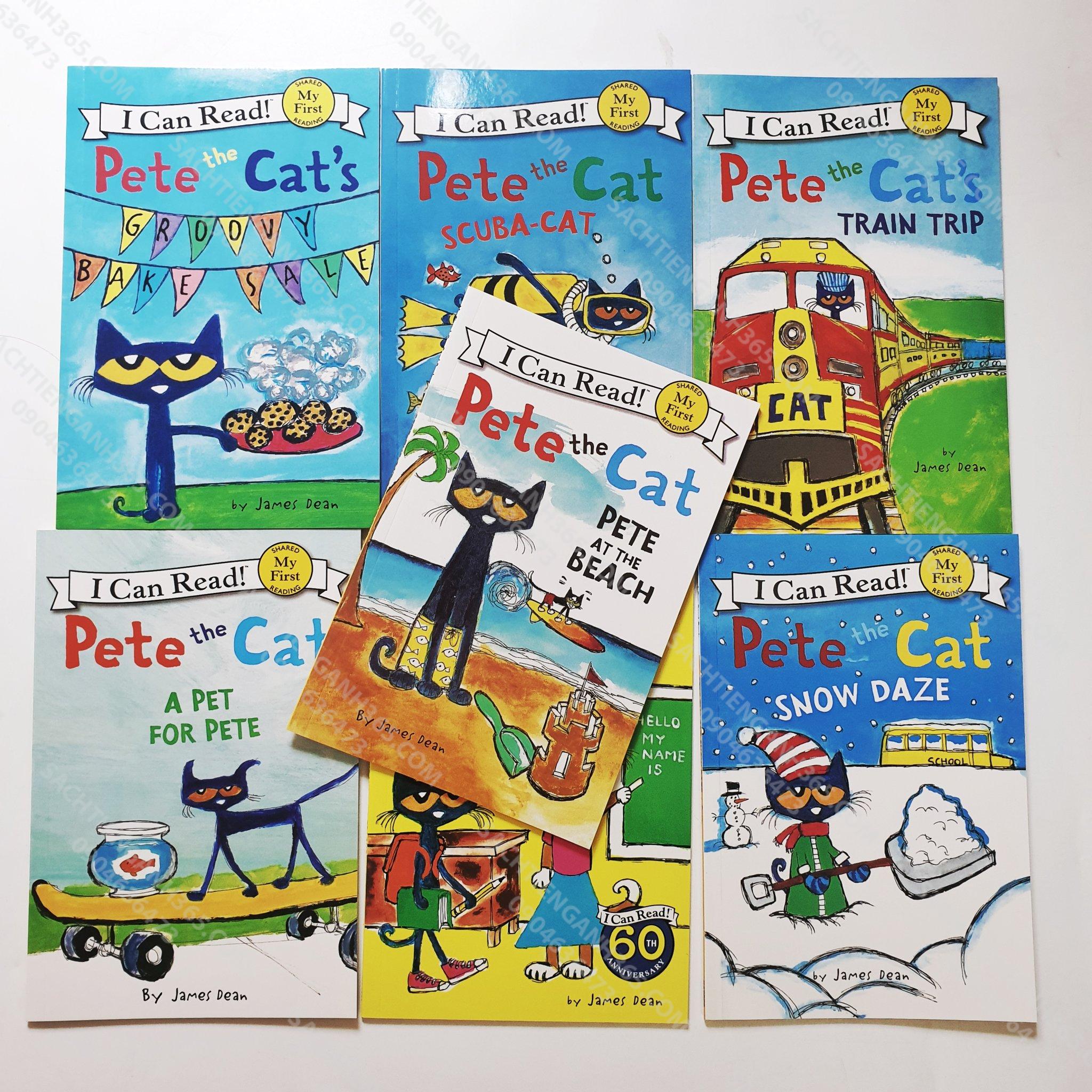 I Can Read - Pete The Cat | 24 Books + File MP3 - Sách nhập khẩu