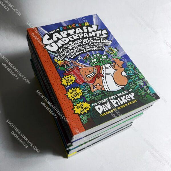Captain Underpants - 11 Books | Bộ truyện Nhập khẩu
