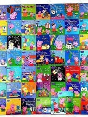 Peppa Pig Ultimate Collection | Hộp xanh - 50 Books + AUDIO| Sách nhập
