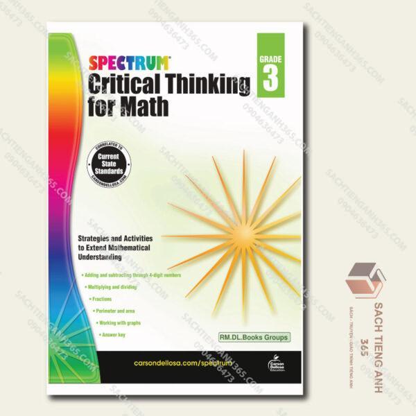 Spectrum 3rd Grade Critical Thinking Math Workbooks