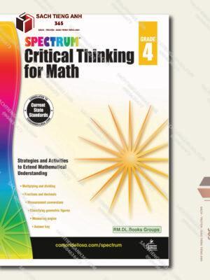 Spectrum 4th Grade Critical Thinking Math Workbooks