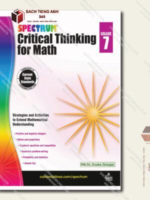 Spectrum 7th Grade Critical Thinking Math Workbooks