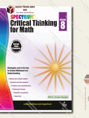 Spectrum Critical Thinking Math Workbooks - GRADE 8