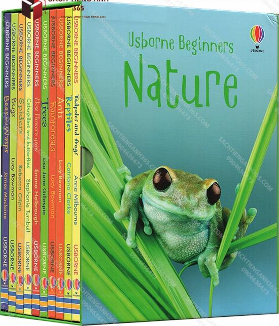 Usborne Beginners Nature 10 Books Box Set Collection