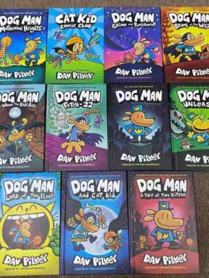 [Sách nhập khẩu] Dog Man | 11 cuốn +AUDIO - Bản bìa mềm