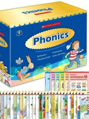 [Sách nhập khẩu] Scholastic Phonics - 35 Books + File Nghe