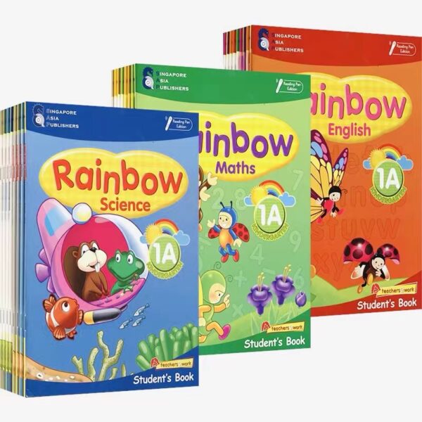 [Sách Nhập Khẩu] SAP Rainbow Kindergarden English /Science/ Maths - 24 Books