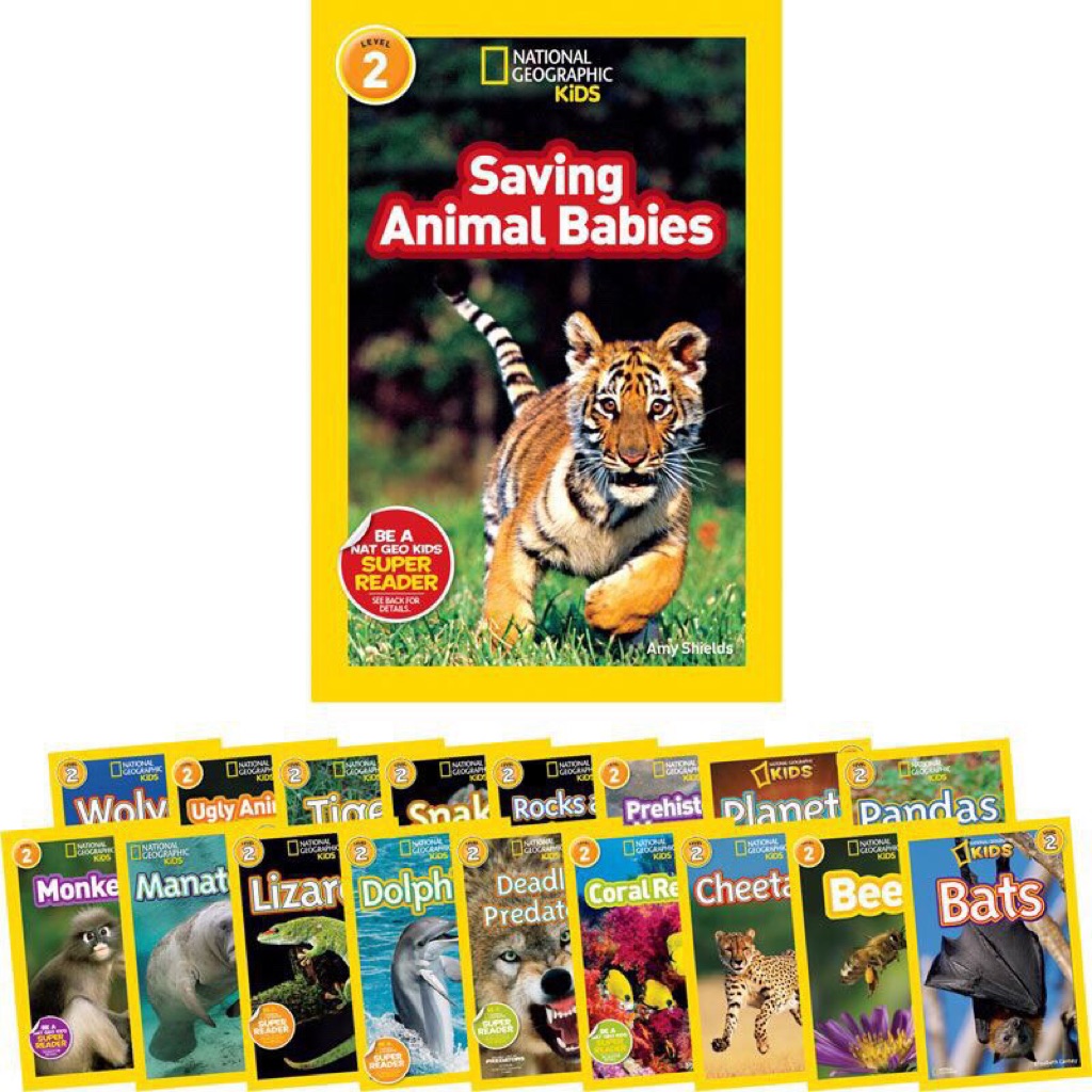 [Sách nhập khẩu] National Geographic Kids Level 2 – 36 cuốn + File nghe