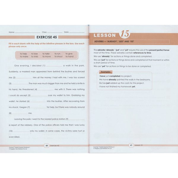 [Sách nhập khẩu] SAP Learning English Grammar - 6 Books