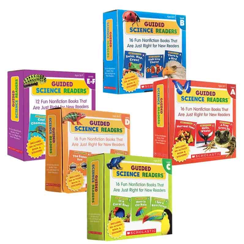 Scholastic Guided Science Reader Level A, B, C,D,E Và F (6)