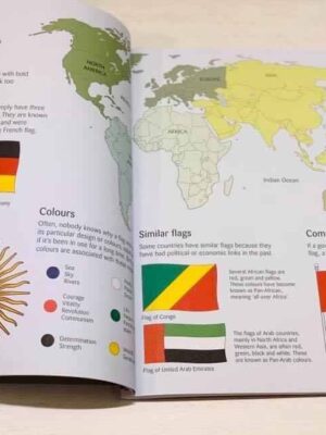 [Bộ sách + Puzzle nhập khẩu] Flags Of Book & Jigsaw The World 300 Pieces