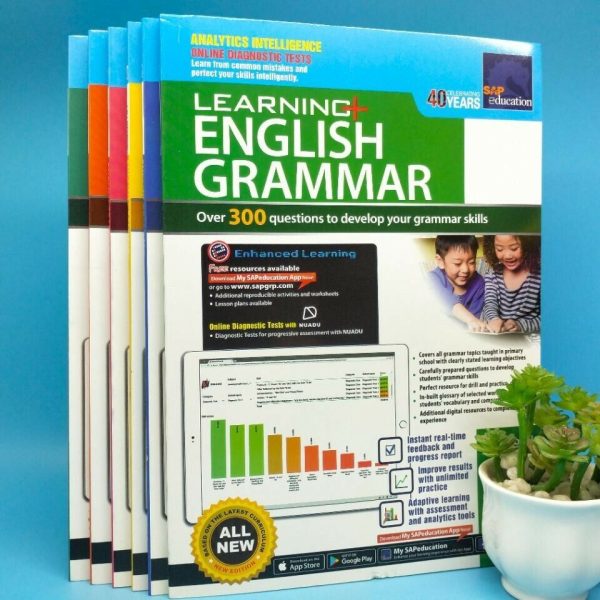 [Sách nhập khẩu] SAP Learning English Grammar - 6 Books