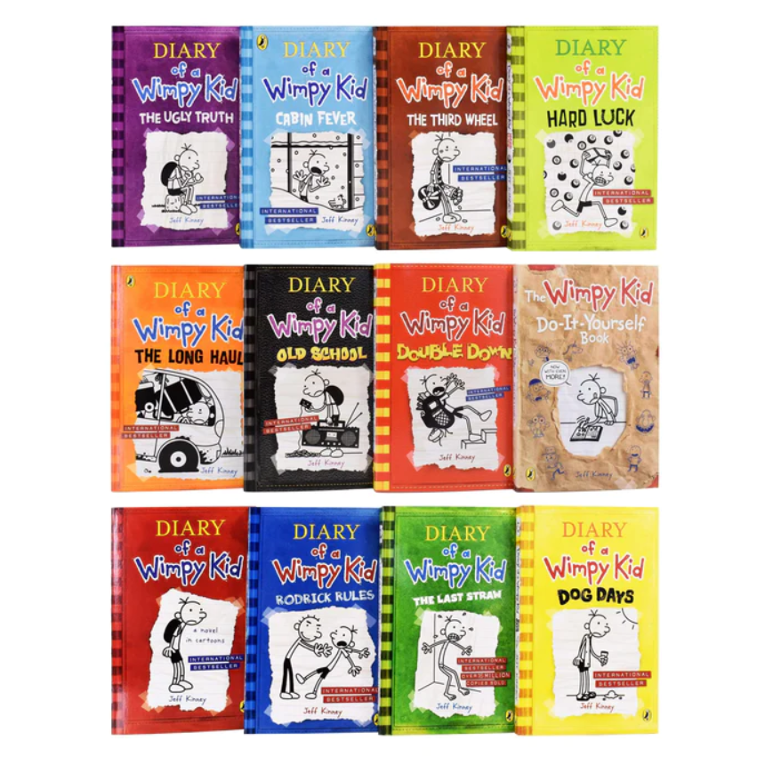[Trọn bộ] Diary of a Wimpy Kid - 12 Books + File Nghe