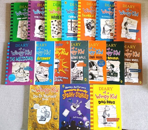 [Sách nhập khẩu] Diary of a Wimpy Kid - 17 Books + File Nghe