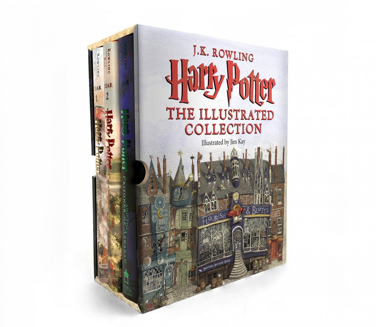 Harry Potter: The Illustrated Collection - 4 Books | Bản Nhập Khẩu