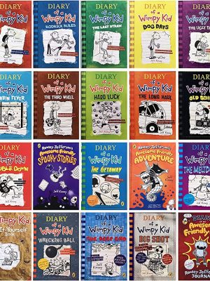 [Sách nhập khẩu] Diary of a Wimpy Kid - 20 Books + File Nghe