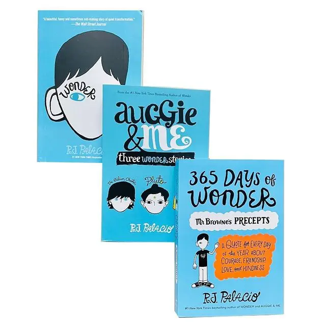 365 Days of Wonder Boxed Set: Wonder, Auggie & Me | Bản Nhập Khẩu