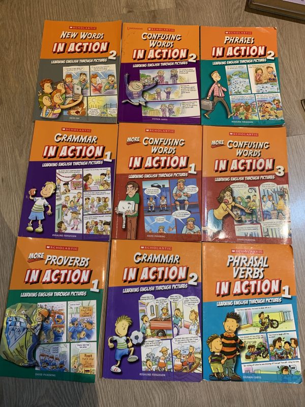 Learning English Through Pictures - Scholastic In Action| 45 Books - Bản Nhập Khẩu