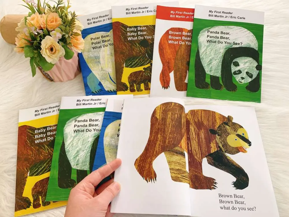 Brown Bear, Brown Bear, What Do You See? - 4 Books + FILE NGHE