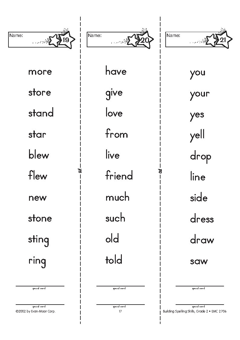 Building Spelling Skills Grade 2_Page19