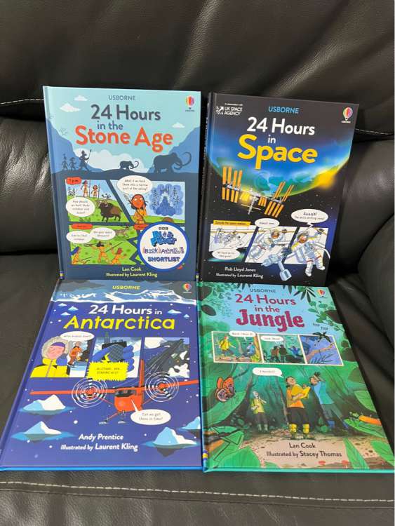Usborne 24 Hours Series - 4 Books| Bản Nhập Khẩu