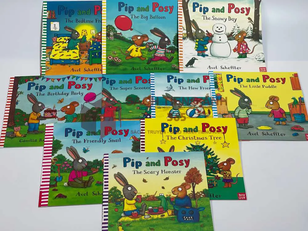 Pip And Posy Series - 10 Books| Bản Nhập Khẩu