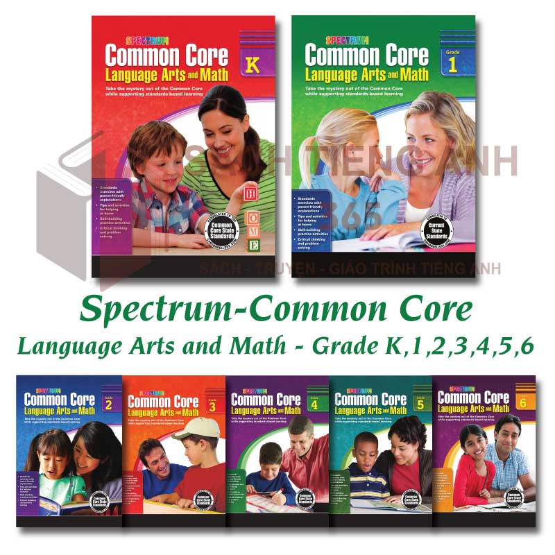 Spectrum Common Core Language Arts and Math