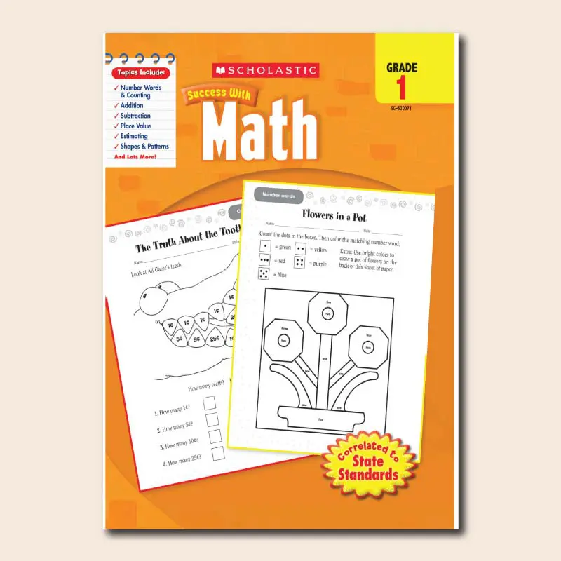 Scholastic Success With Math Grade 1